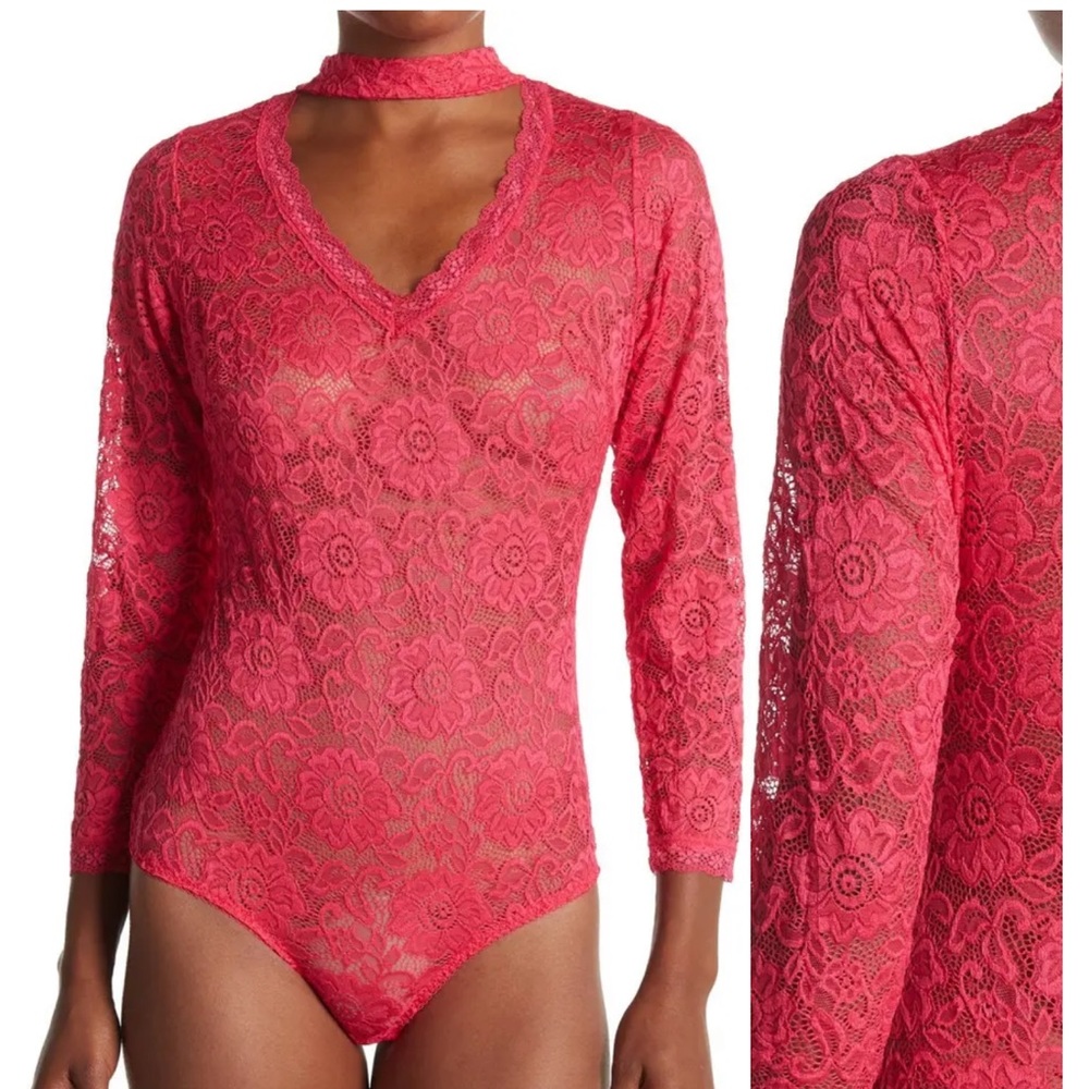 Just One Allover Lace Bodysuit 3X NWT